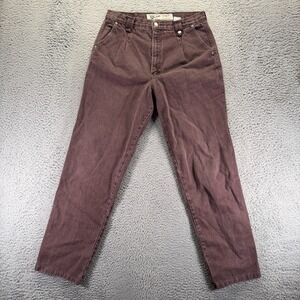 PS Jeans Womens 15 Brown Cotton Denim Straight Leg Classic Fit Workwear Travel